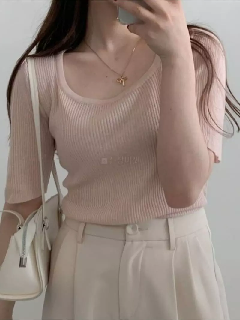 To U - Korean Women Fashion - #momslook - Puff Tee - 2