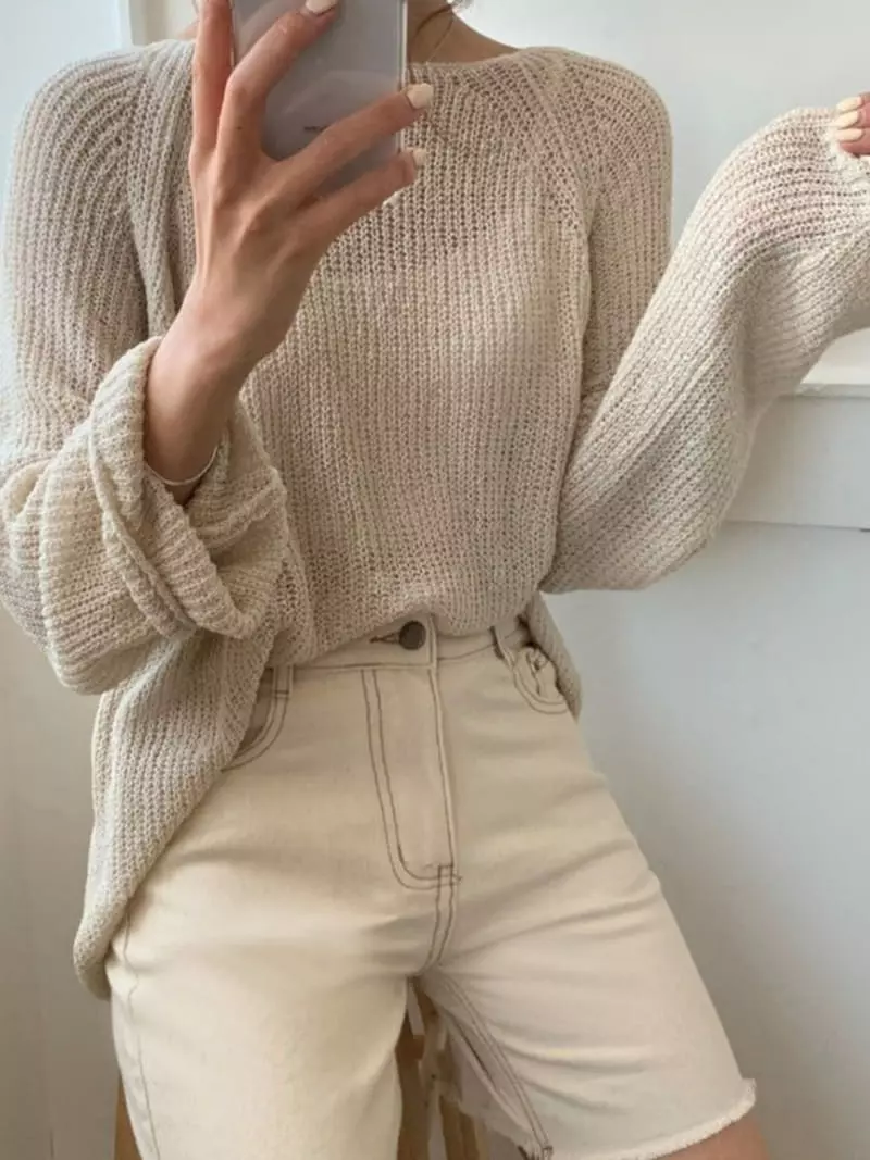 To U - Korean Women Fashion - #shopsmall - Bookle Knit Tee - 2