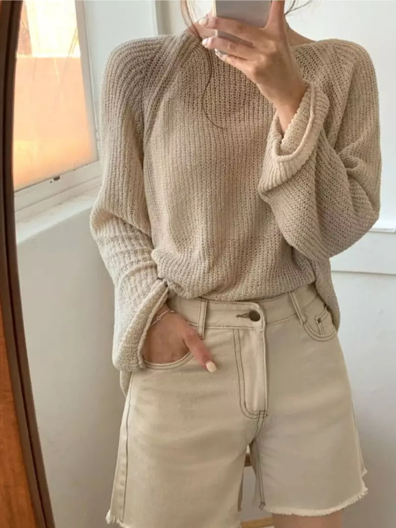 To U - Korean Women Fashion - #thatsdarling - Bookle Knit Tee - 3
