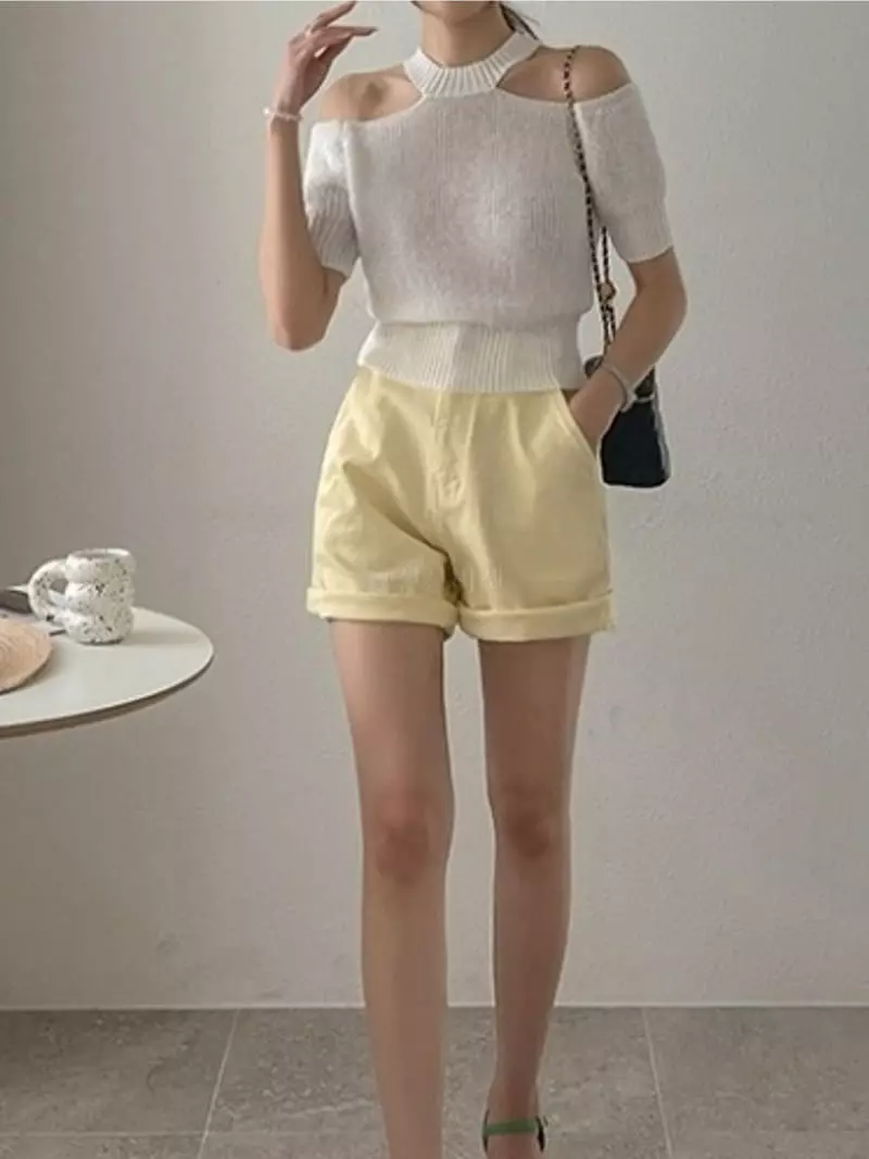 To U - Korean Women Fashion - #thatsdarling - Holding Knit Tee - 3