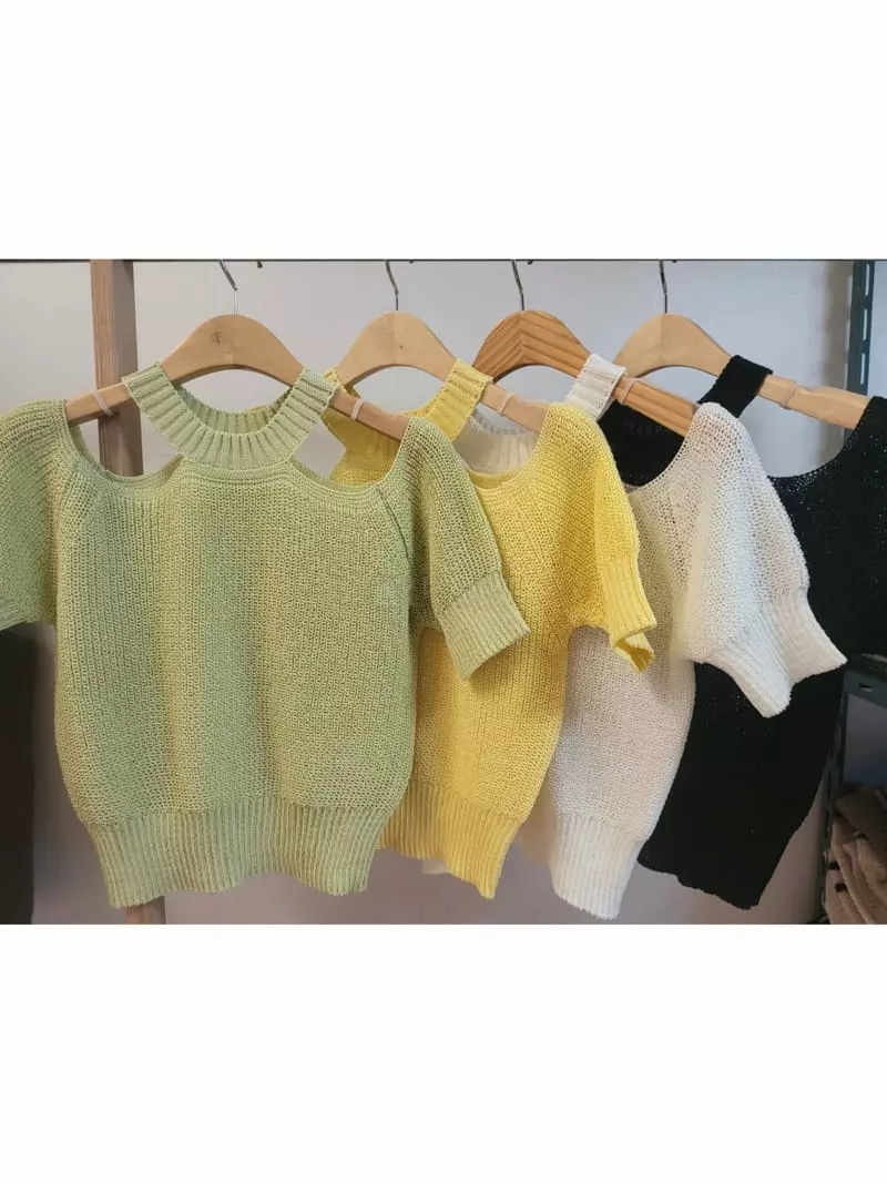 To U - Korean Women Fashion - #thatsdarling - Holding Knit Tee - 4
