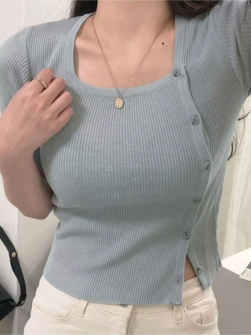 To U - Korean Women Fashion - #womensfashion - Unbal Amy Cardigan