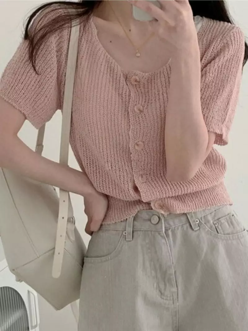 To U - Korean Women Fashion - #womensfashion - Any Square Cardigan - 2