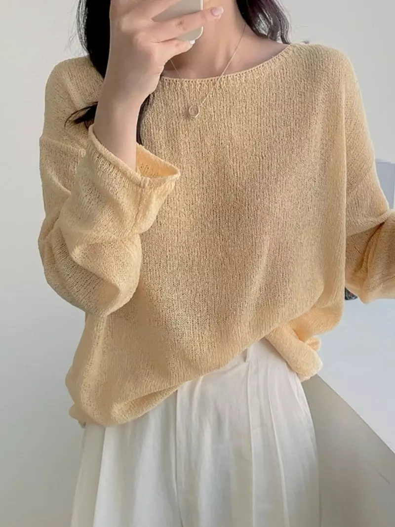 To U - Korean Women Fashion - #womensfashion - Minja Knit Tee - 2