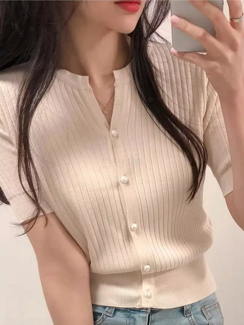 To U - Korean Women Fashion - #womensfashion - Madeline Cardigan - 2