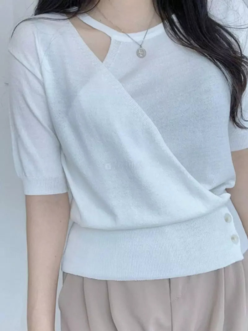 To U - Korean Women Fashion - #womensfashion - Double Wrap Tee