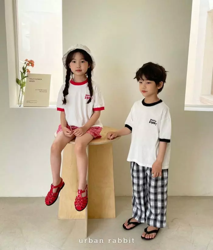 Urban Rabbit - Korean Children Fashion - #Kfashion4kids - Color 1987 Tee