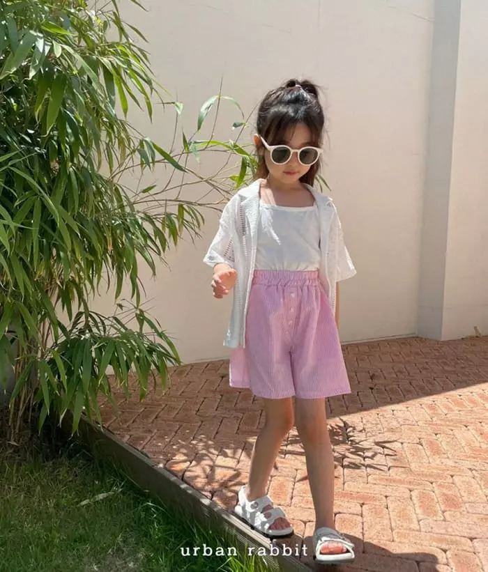 Urban Rabbit - Korean Children Fashion - #Kfashion4kids - Inner Sleeveless Ivory Beige Black Set - 8