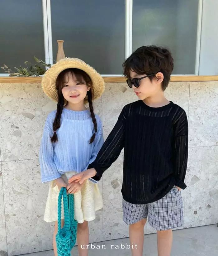 Urban Rabbit - Korean Children Fashion - #childrensboutique - Loose Fit Linen Tee - 2