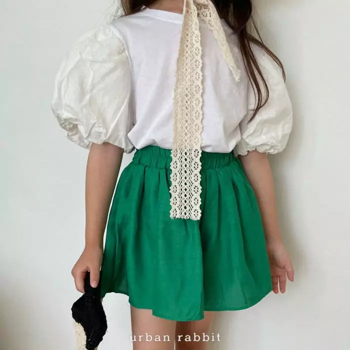 Urban Rabbit - Korean Children Fashion - #childrensboutique - Puff Color Tee - 4