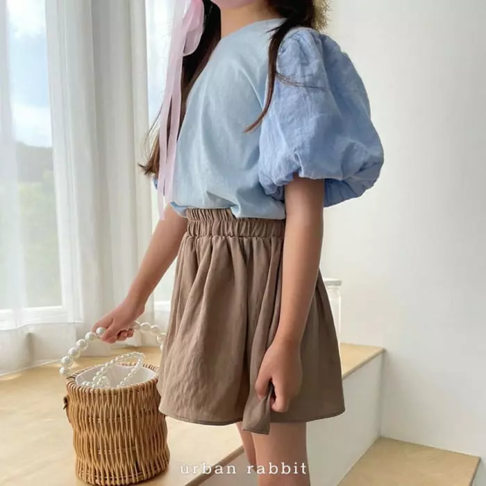 Urban Rabbit - Korean Children Fashion - #discoveringself - Puff Color Tee - 5