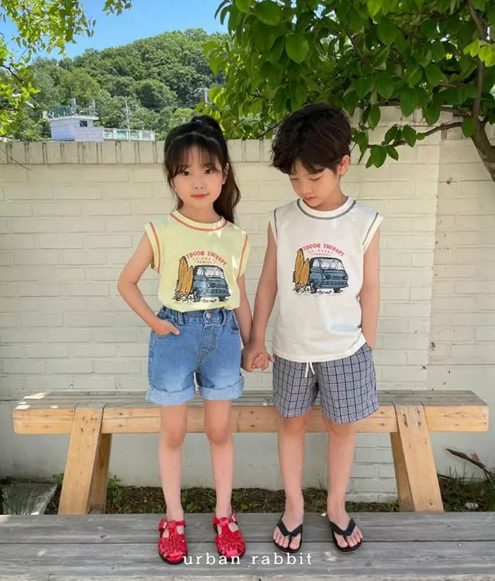 Urban Rabbit - Korean Children Fashion - #fashionkids - Out Door Sleeveless Tee