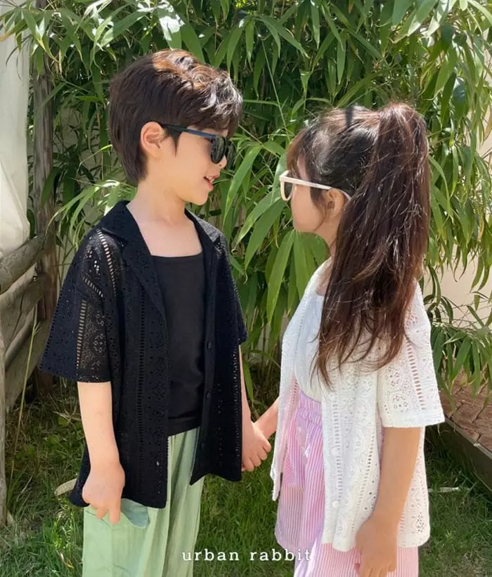 Urban Rabbit - Korean Children Fashion - #discoveringself - Inner Sleeveless Ivory Beige Black Set - 4