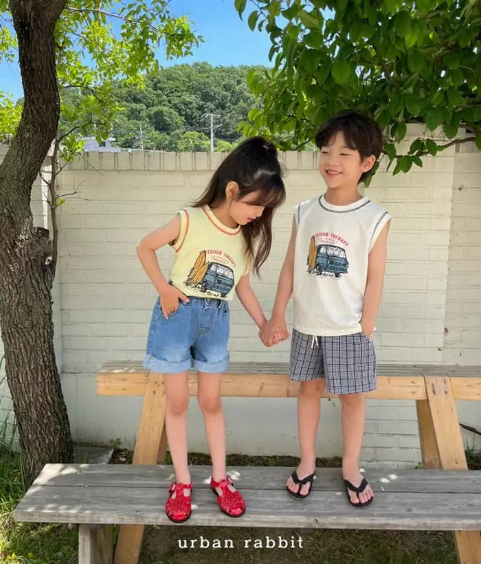 Urban Rabbit - Korean Children Fashion - #kidsstore - Out Door Sleeveless Tee - 3