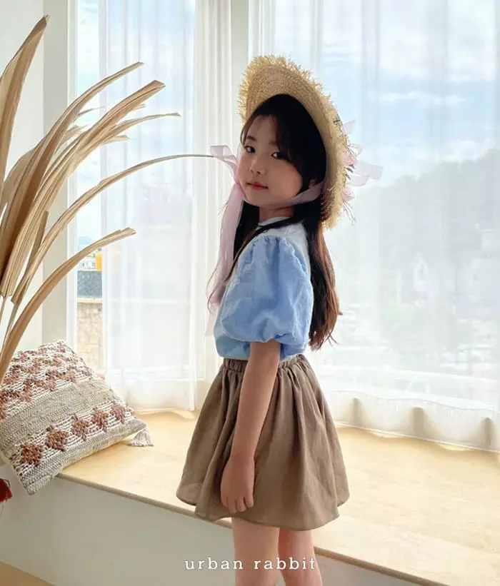 Urban Rabbit - Korean Children Fashion - #kidsstore - Puff Color Tee - 8