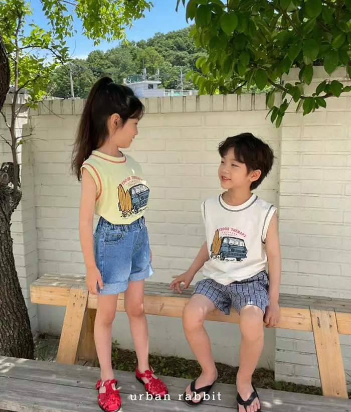 Urban Rabbit - Korean Children Fashion - #kidsstore - Out Door Sleeveless Tee - 4
