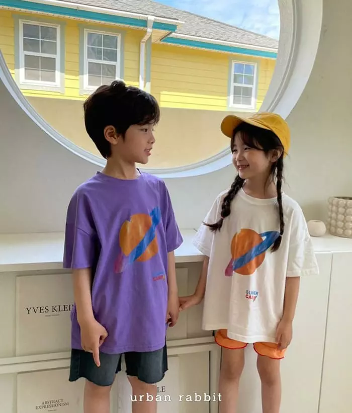 Urban Rabbit - Korean Children Fashion - #kidzfashiontrend - Space Tee