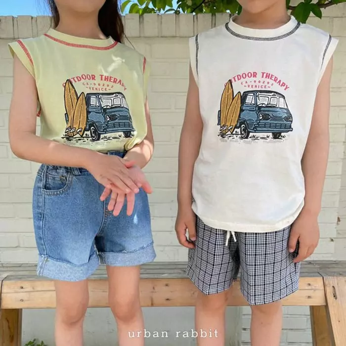 Urban Rabbit - Korean Children Fashion - #littlefashionista - Out Door Sleeveless Tee - 6