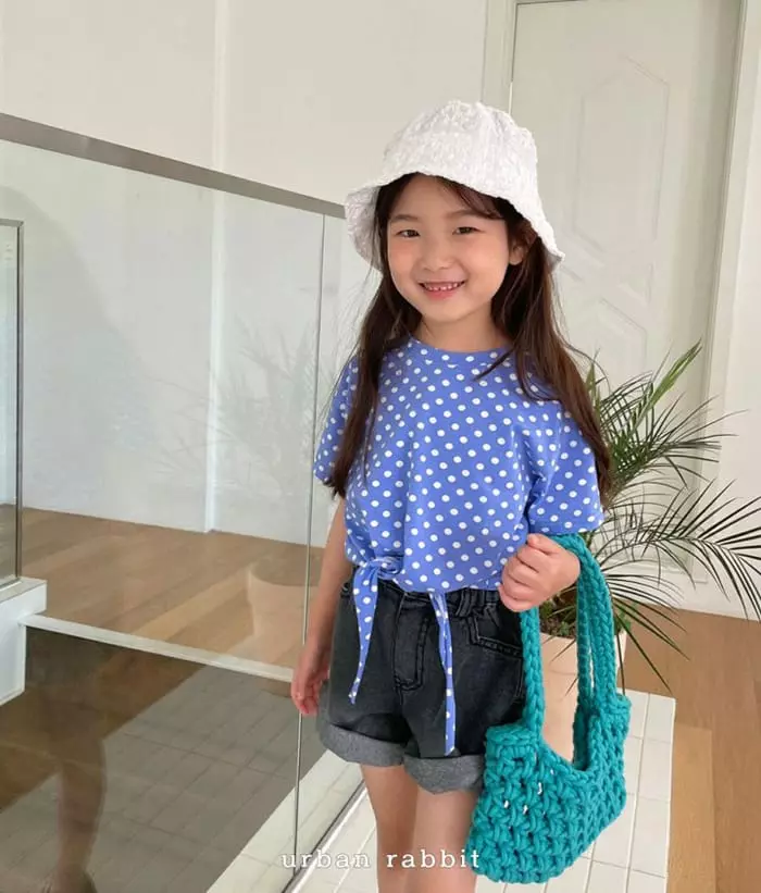 Urban Rabbit - Korean Children Fashion - #littlefashionista - Dot Slit Tee
