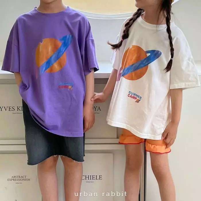Urban Rabbit - Korean Children Fashion - #minifashionista - Space Tee - 5