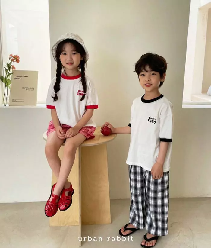Urban Rabbit - Korean Children Fashion - #magicofchildhood - Color 1987 Tee - 4
