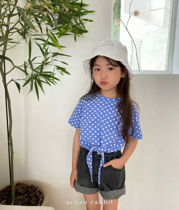Urban Rabbit - Korean Children Fashion - #minifashionista - Dot Slit Tee - 3