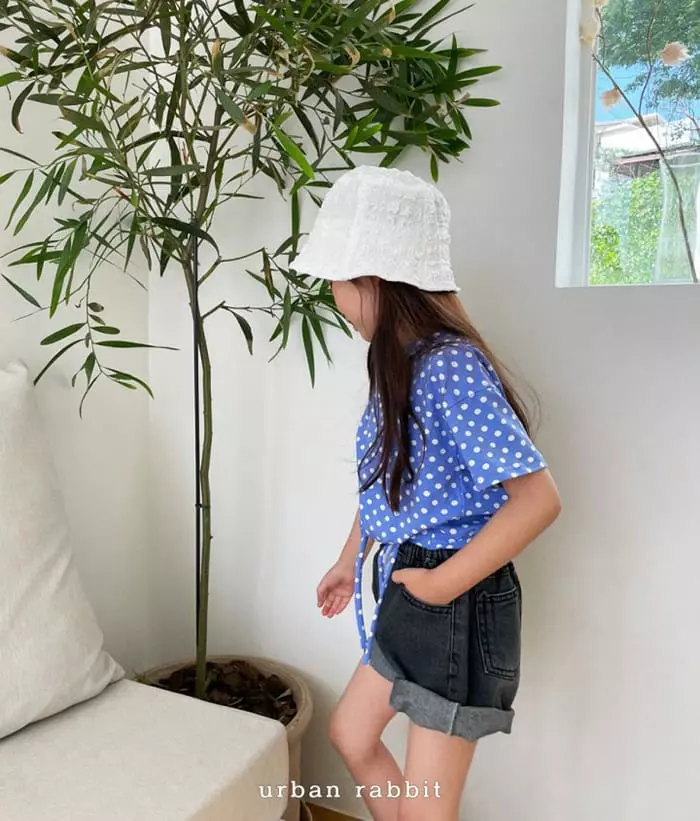 Urban Rabbit - Korean Children Fashion - #minifashionista - Dot Slit Tee - 4