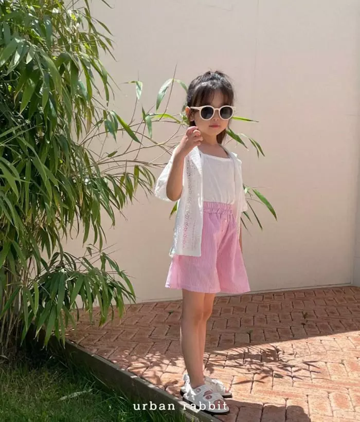 Urban Rabbit - Korean Children Fashion - #prettylittlegirls - Stripes Shorts - 2