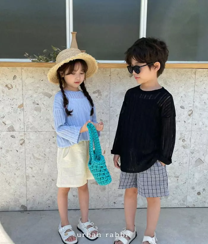 Urban Rabbit - Korean Children Fashion - #stylishchildhood - Stripes Shorts - 5