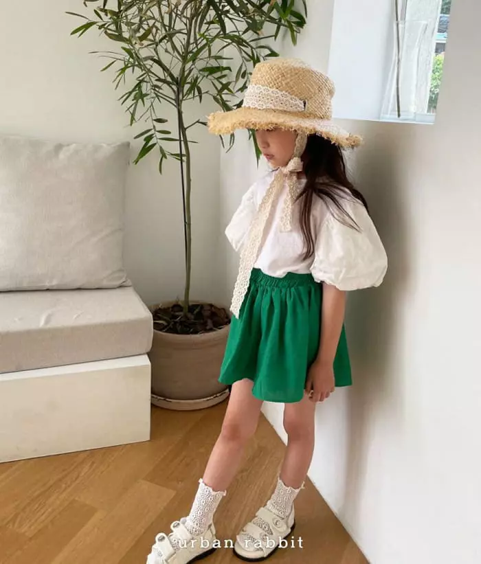 Urban Rabbit - Korean Children Fashion - #stylishchildhood - Puff Color Tee