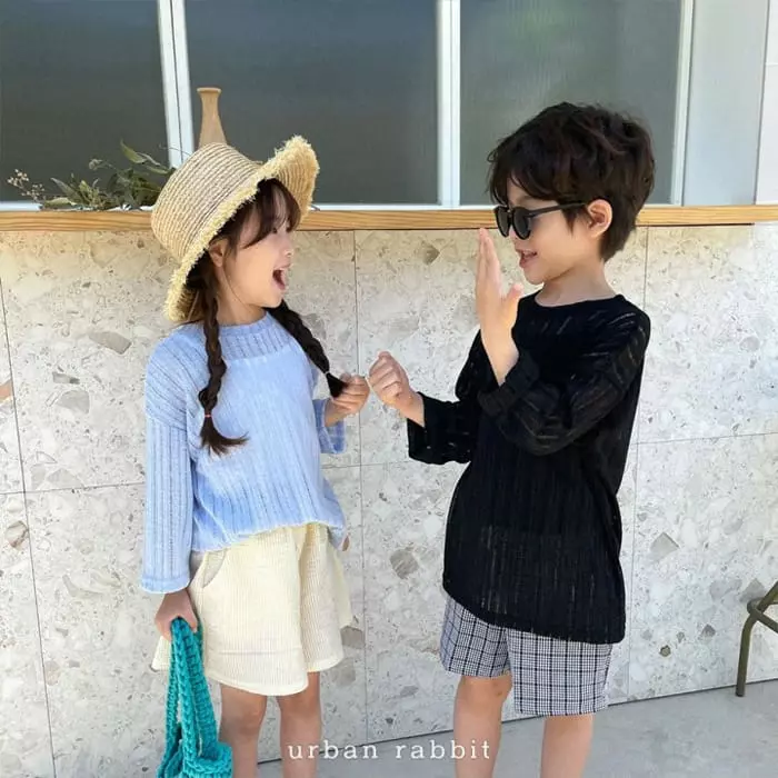 Urban Rabbit - Korean Children Fashion - #todddlerfashion - Stripes Shorts - 4