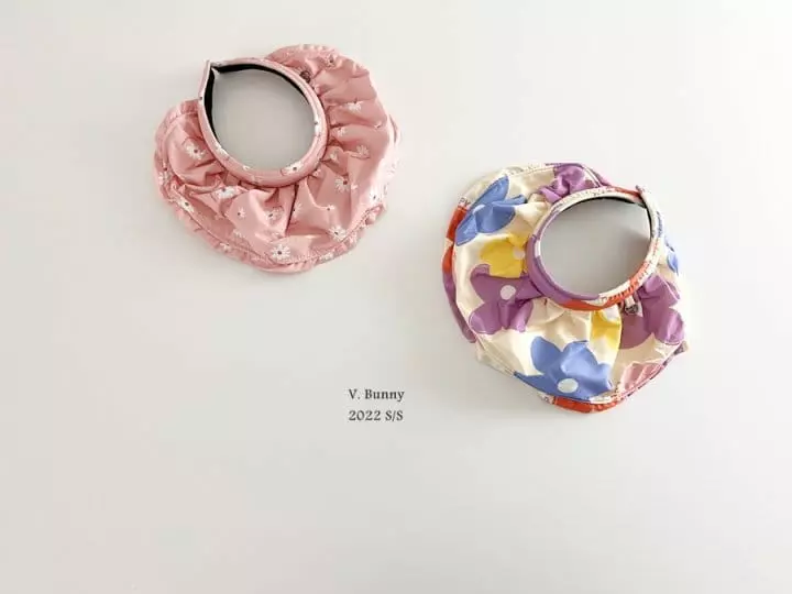 V Bunny - Korean Children Fashion - #kidsshorts - Flower Sun Cap - 6