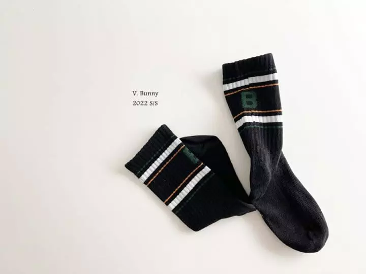 V Bunny - Korean Children Fashion - #fashionkids - B Socks Set - 4