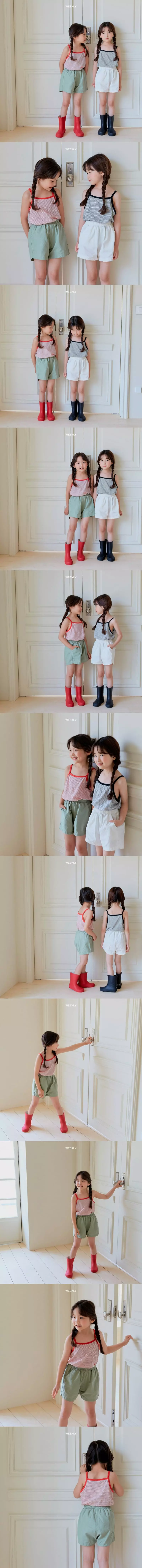 Weekly - Korean Children Fashion - #prettylittlegirls - Color Stripes Sleeveless - 2