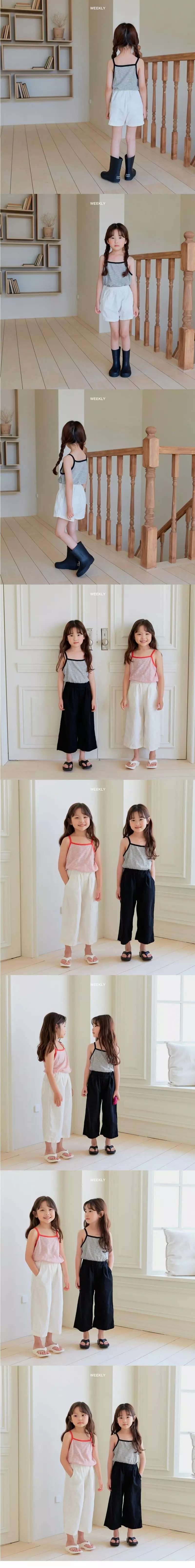 Weekly - Korean Children Fashion - #todddlerfashion - Color Stripes Sleeveless - 3