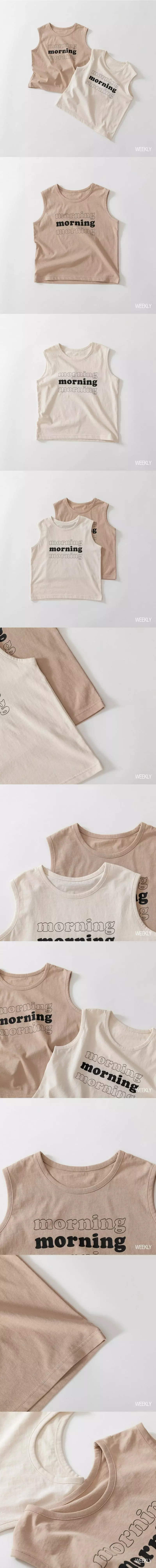 Weekly - Korean Children Fashion - #todddlerfashion - Morning Sleeveless