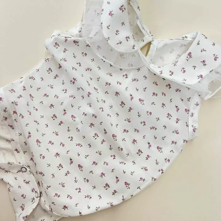 Woodie - Korean Baby Fashion - #babyboutique - Rose Bodysuit - 3