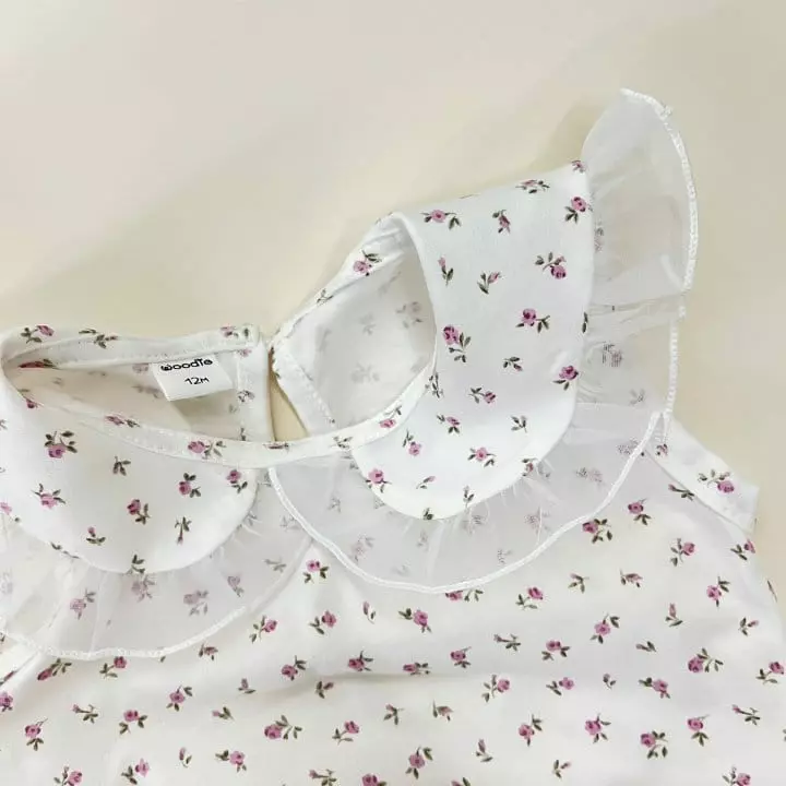 Woodie - Korean Baby Fashion - #babyboutique - Rose Bodysuit - 4