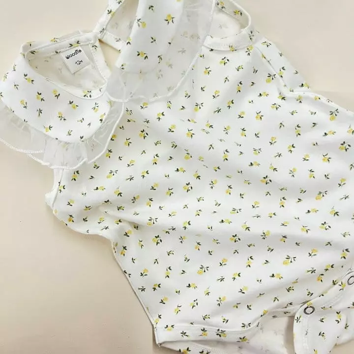 Woodie - Korean Baby Fashion - #babyfashion - Rose Bodysuit - 6