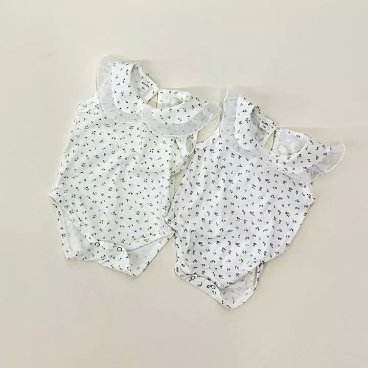 Woodie - Korean Baby Fashion - #onlinebabyshop - Rose Bodysuit
