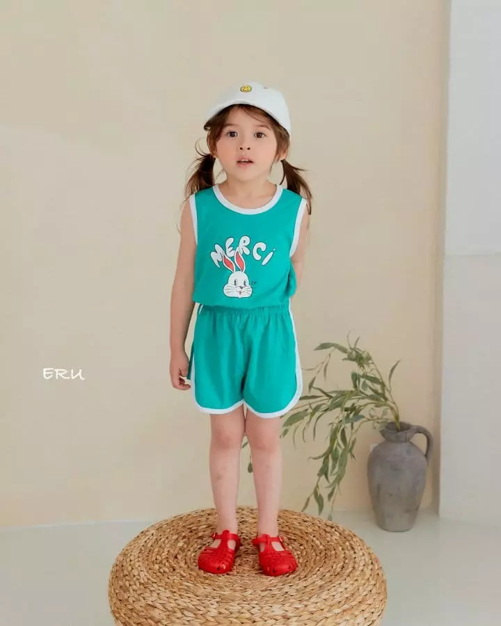 e.ru - Korean Children Fashion - #fashionkids - Rabbit Top Bottom Set - 2