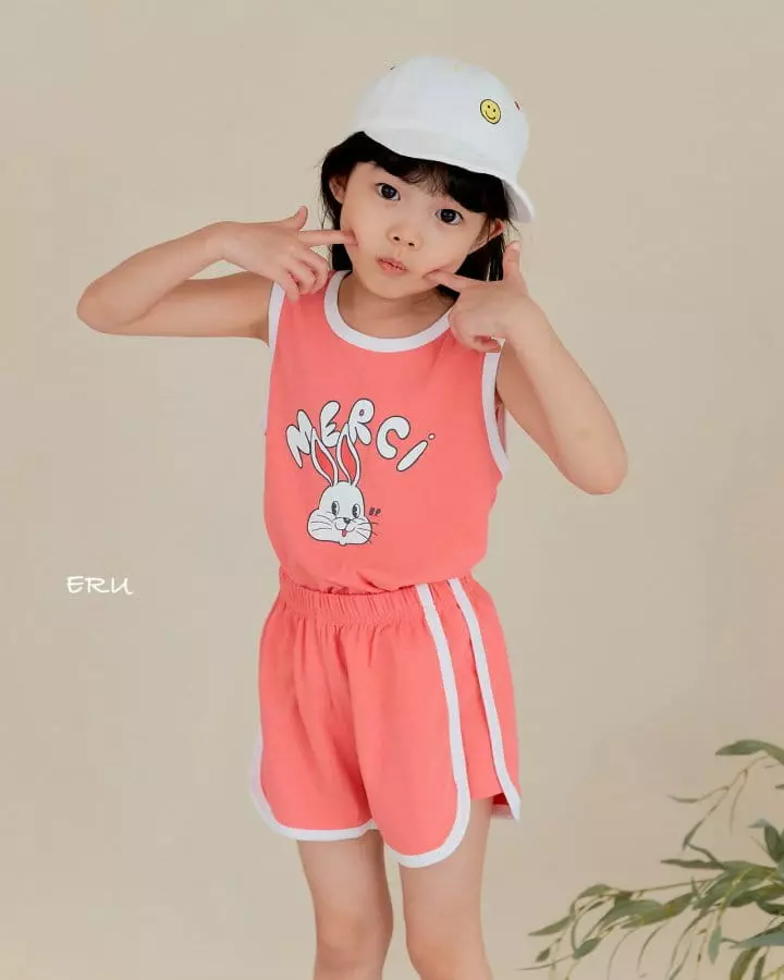e.ru - Korean Children Fashion - #kidzfashiontrend - Rabbit Top Bottom Set - 5