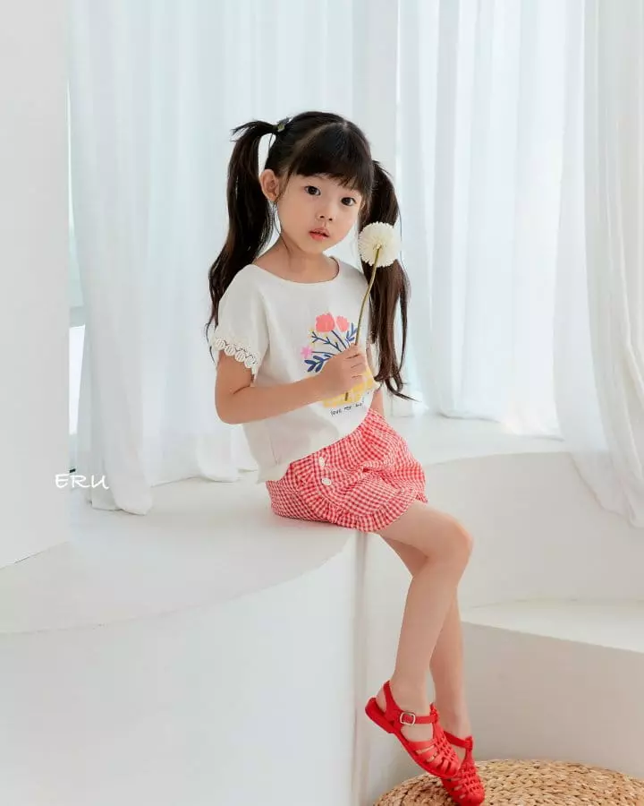 e.ru - Korean Children Fashion - #kidsstore - Flower Tee - 4