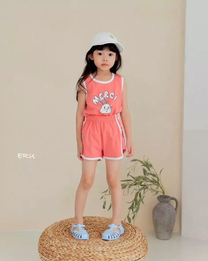 e.ru - Korean Children Fashion - #littlefashionista - Rabbit Top Bottom Set - 7