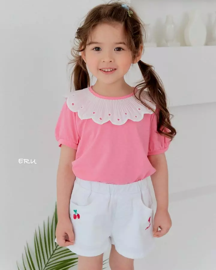 e.ru - Korean Children Fashion - #prettylittlegirls - Cherry Span Shorts