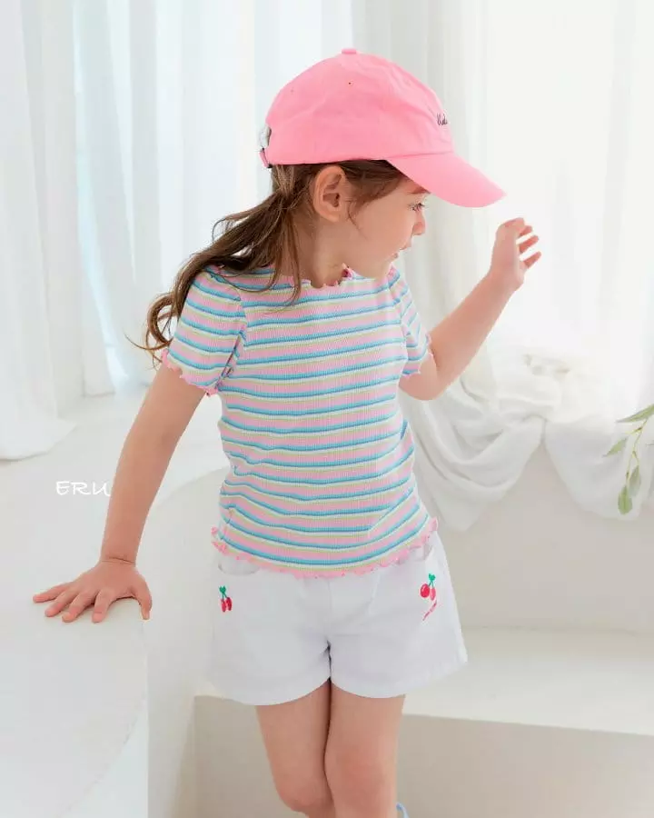e.ru - Korean Children Fashion - #toddlerclothing - Cherry Span Shorts - 3