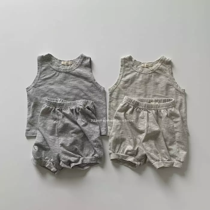 go;u - Korean Baby Fashion - #babygirlfashion - Bebe Small Top Bottom Set