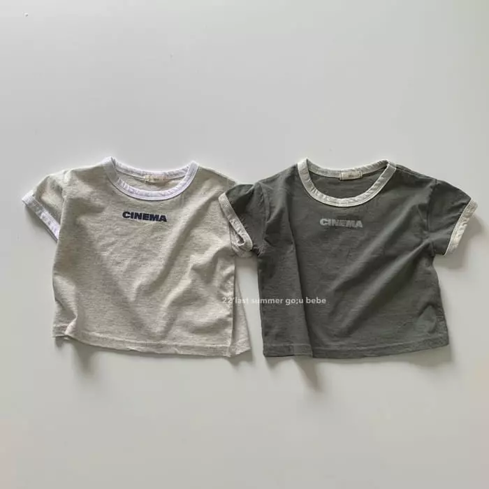 go;u - Korean Baby Fashion - #onlinebabyboutique - Bebe Cinema Tee