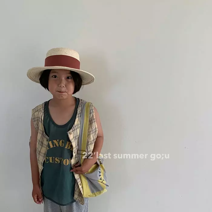 go;u - Korean Children Fashion - #childofig - Basket Sleeveless - 5