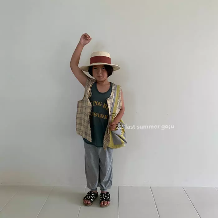 go;u - Korean Children Fashion - #childrensboutique - Basket Sleeveless - 6